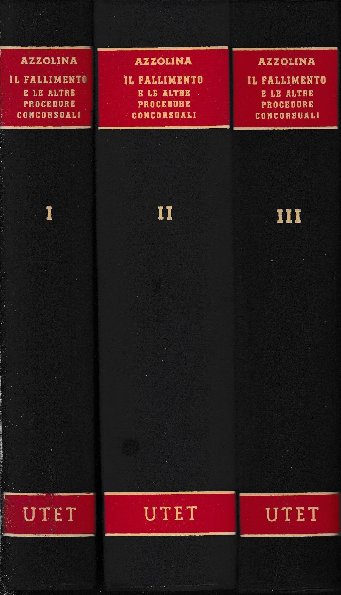 Il fallimento e le altre procedure concorsuali, tre volumi. - copertina