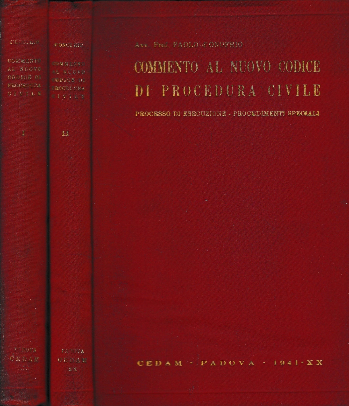 Commento al nuovo codice di procedura civile, 2 volumi. - copertina