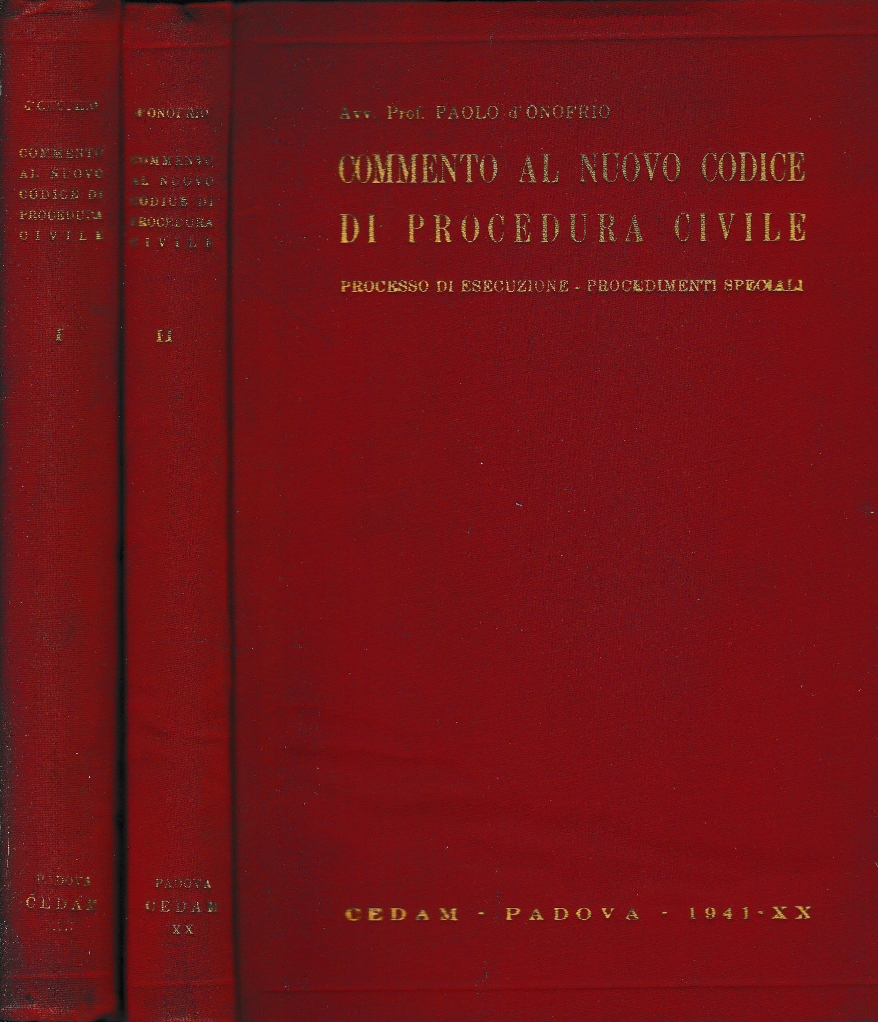 Commento al nuovo codice di procedura civile, 2 volumi. - copertina