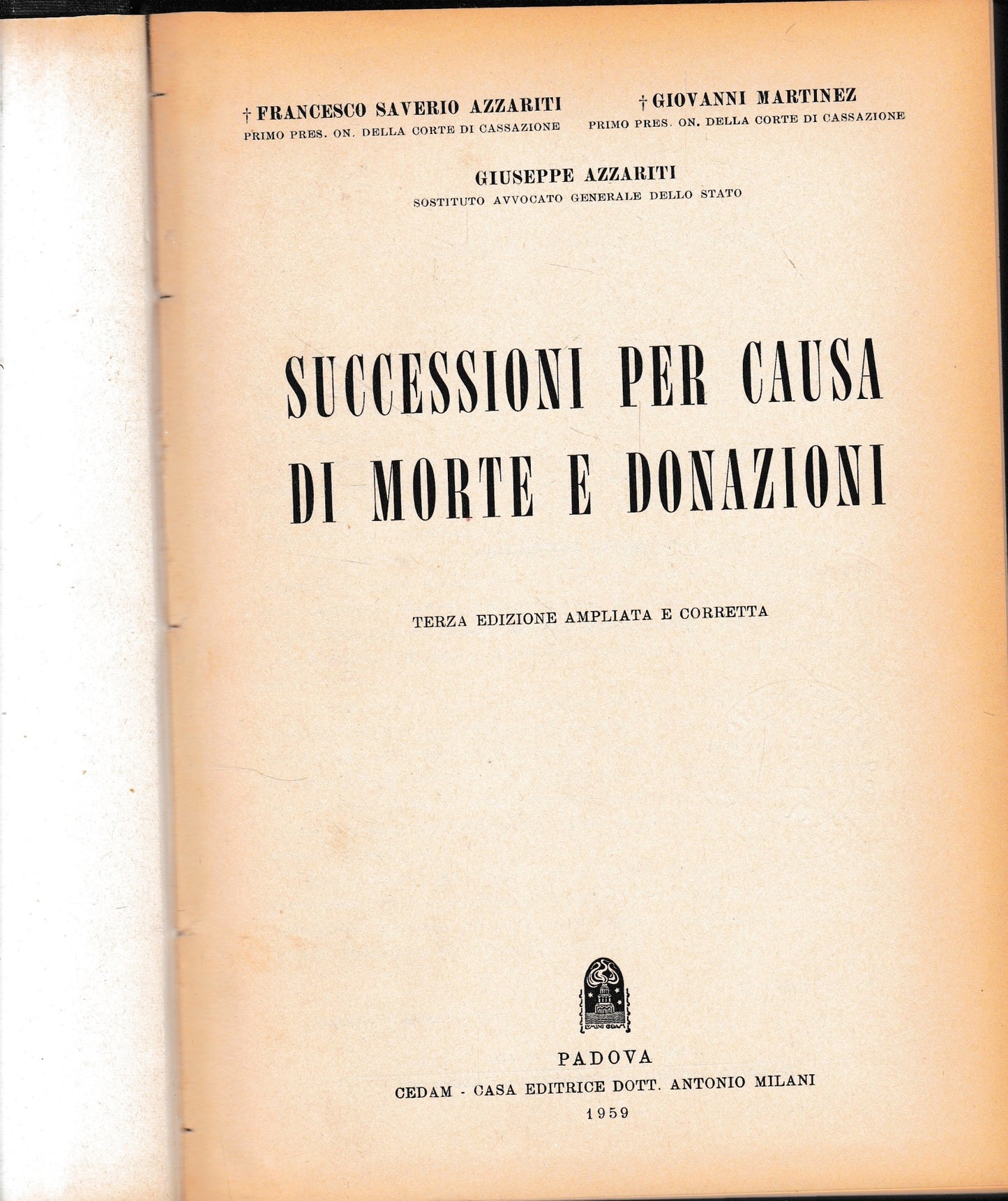 Successioni per causa di morte e donazioni - copertina
