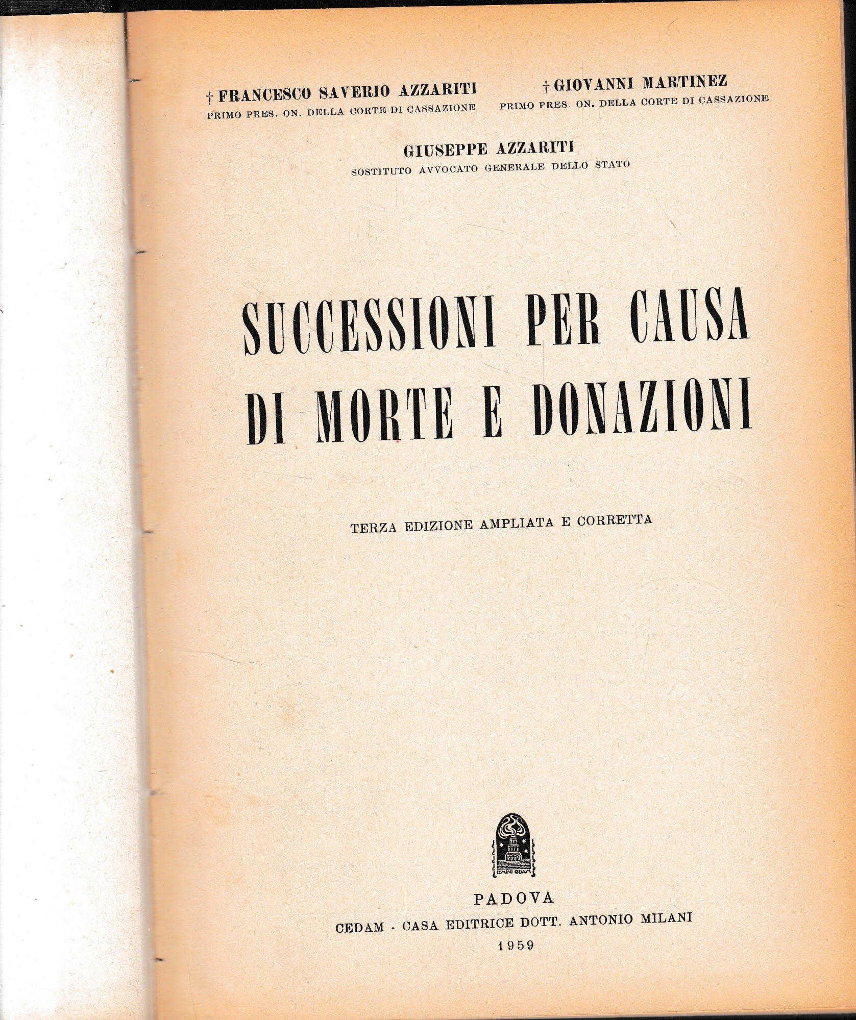 Successioni per causa di morte e donazioni - copertina
