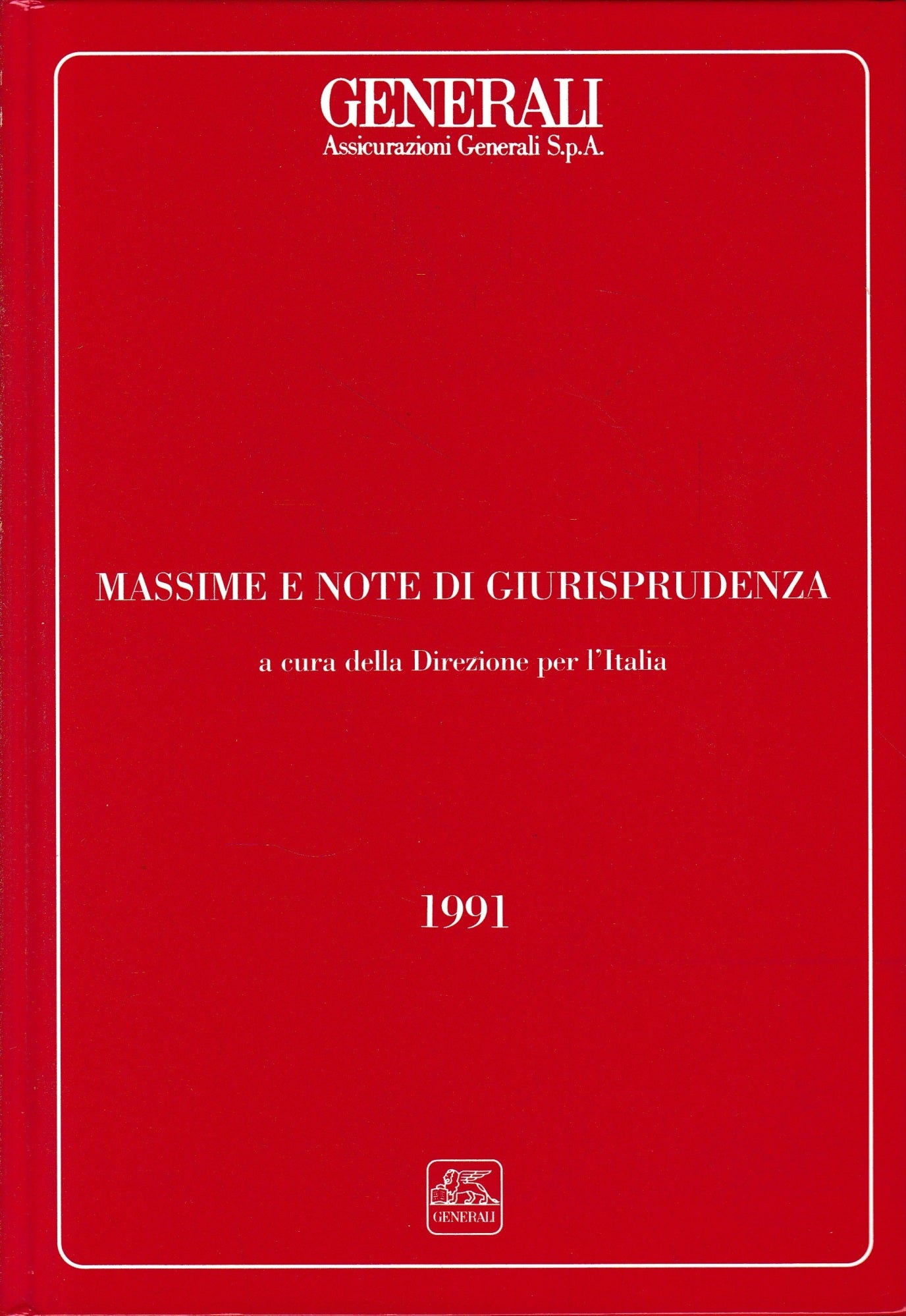 Massime e note di giurisprudenza - copertina
