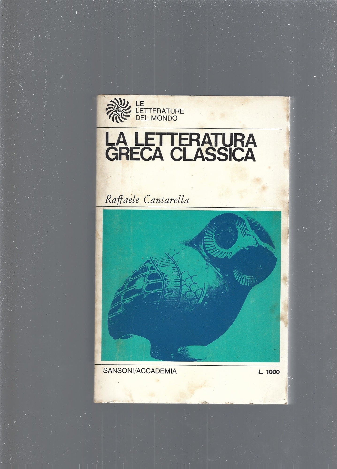 LA LETTERATURA GRECA CLASSICA - copertina