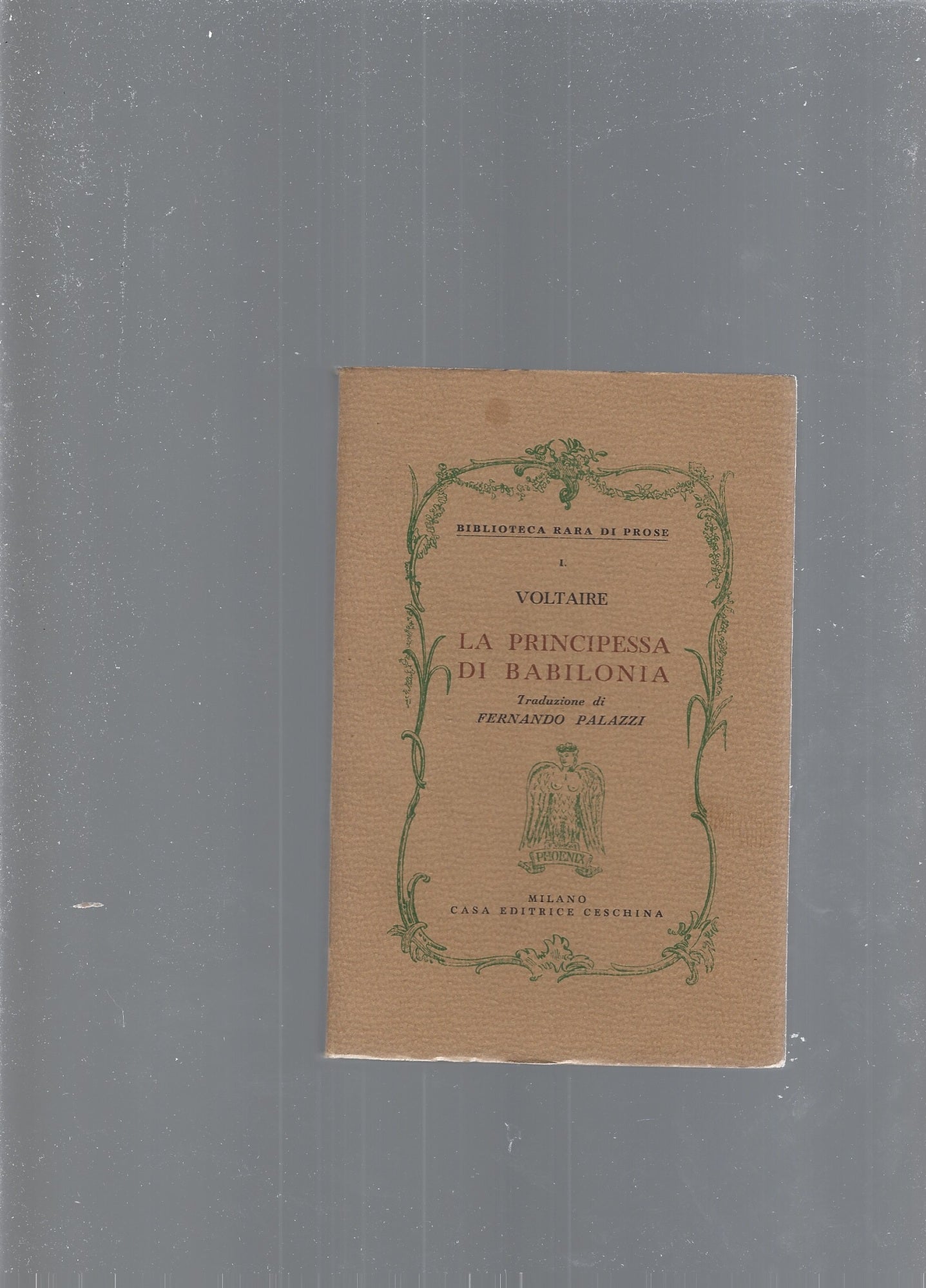 LA PRINCIPESSA DI BABILONIA - copertina