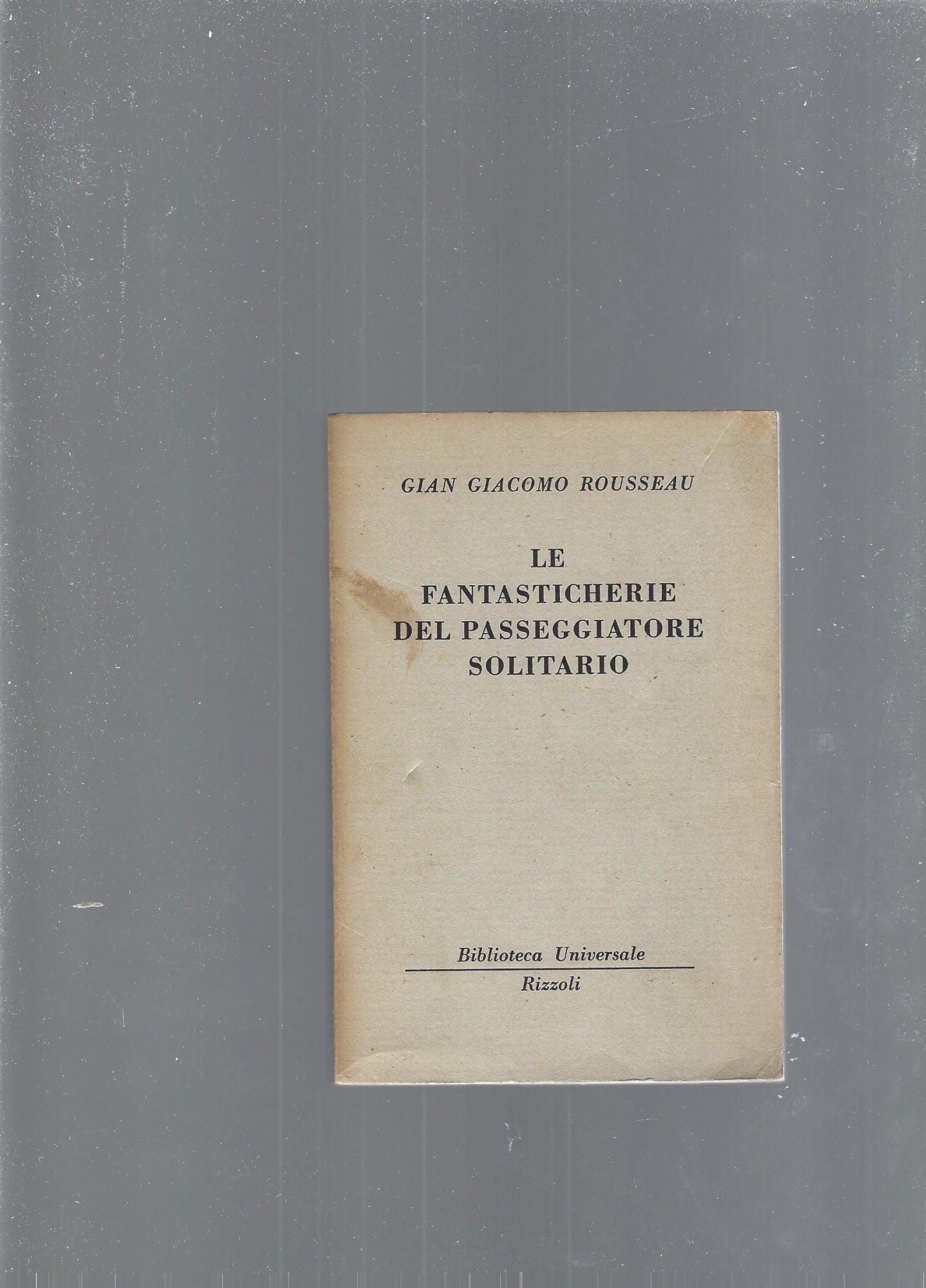 LE FANTASTICHERIE DEL PASSEGGIATORE SOLITARIO - copertina