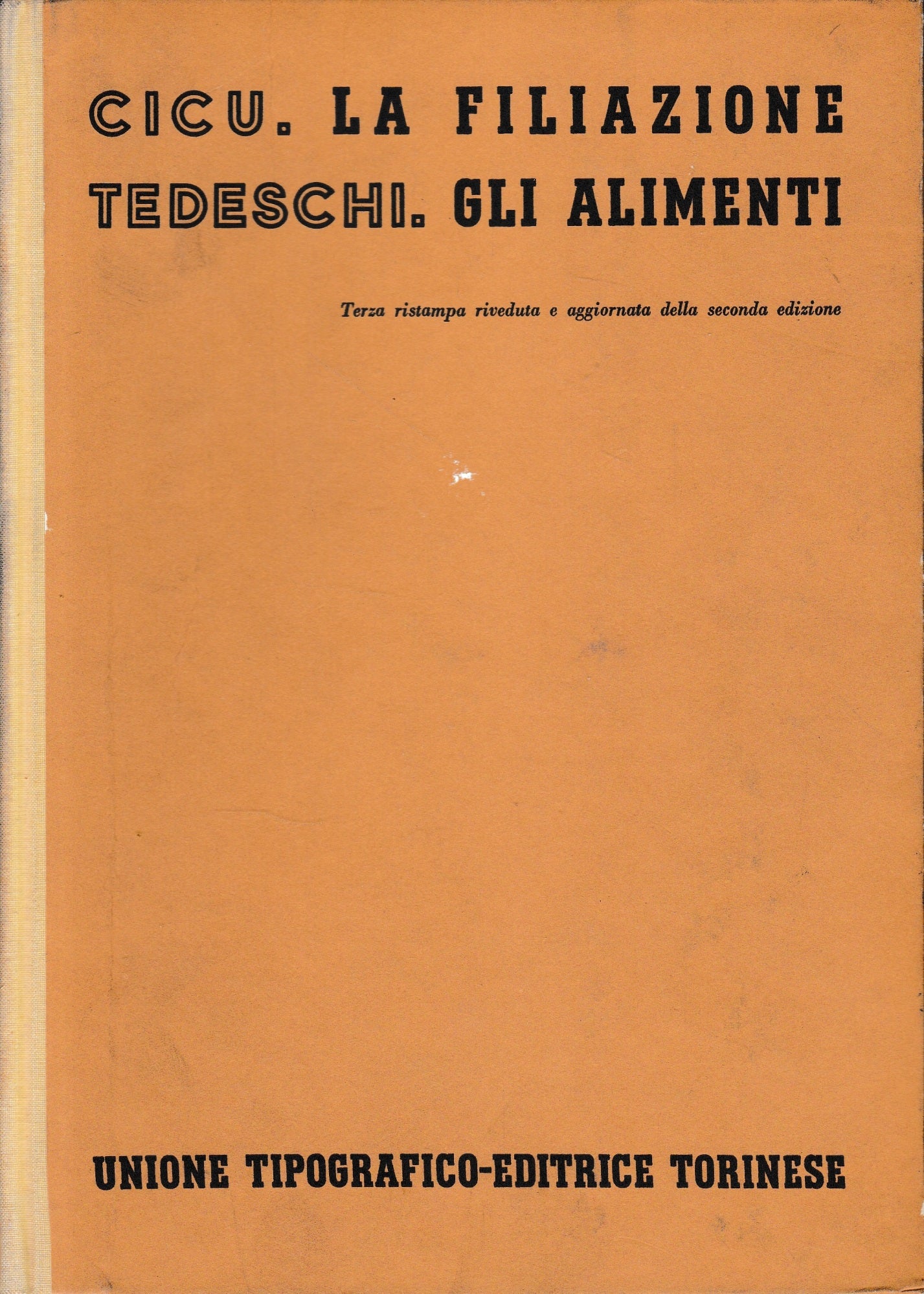 La filiazione. Gli alimenti. - copertina