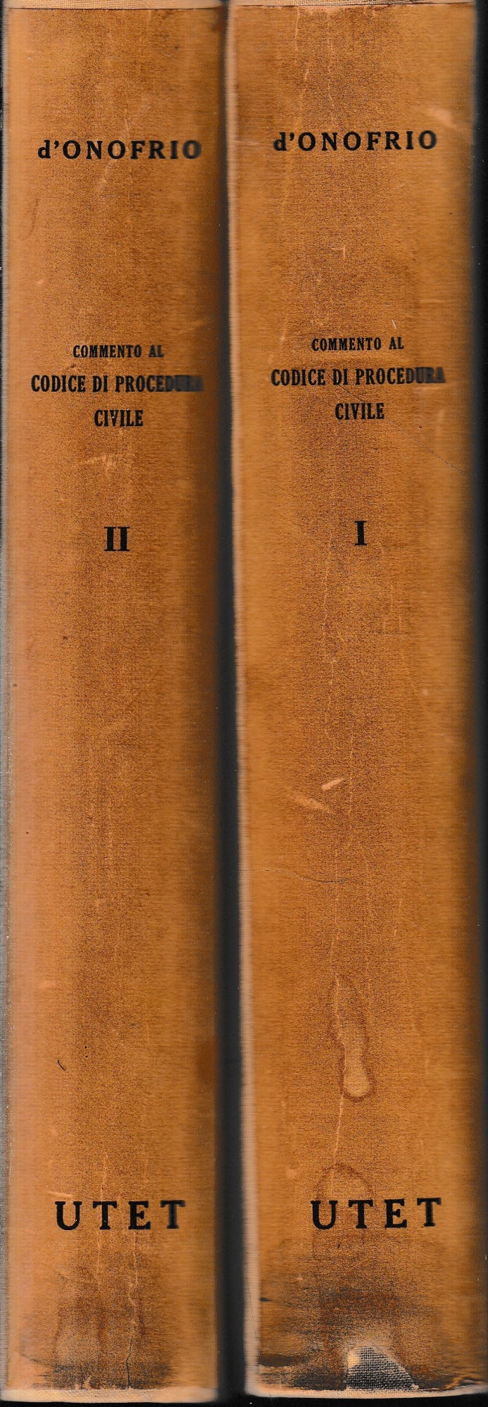 Commento al Codice di Procedura Civile, due volumi. - copertina