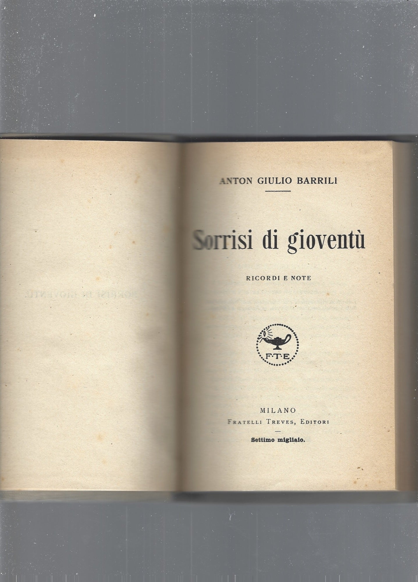 Sorrisi di Gioventù - copertina