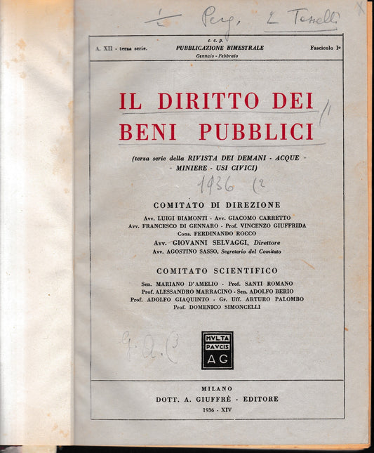 Il diritto dei beni pubblici - copertina