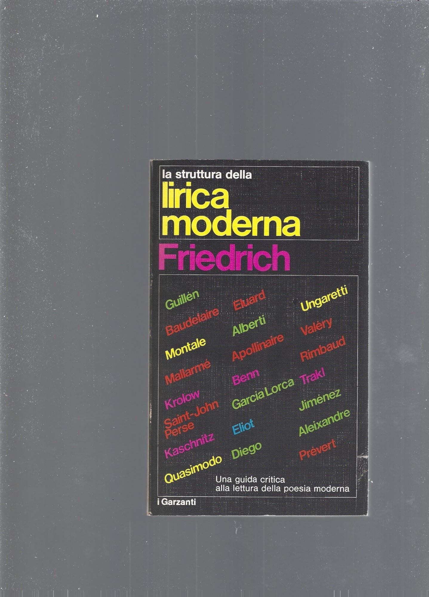 LA STRUTTURA DELLA LIRICA MODERNA - copertina