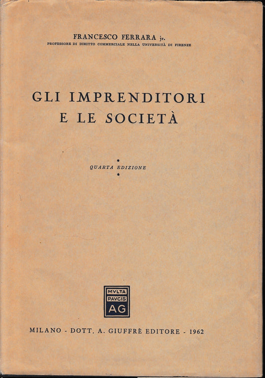 Gli imprenditori e le società - copertina