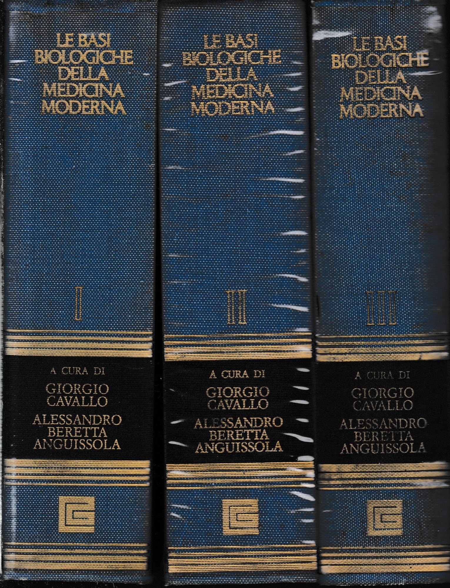 Le basi biologiche della medicina moderna, tre volumi. - copertina