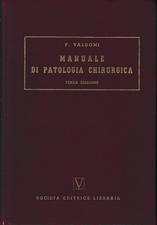 Manuale di Patologia Chirurgica - copertina