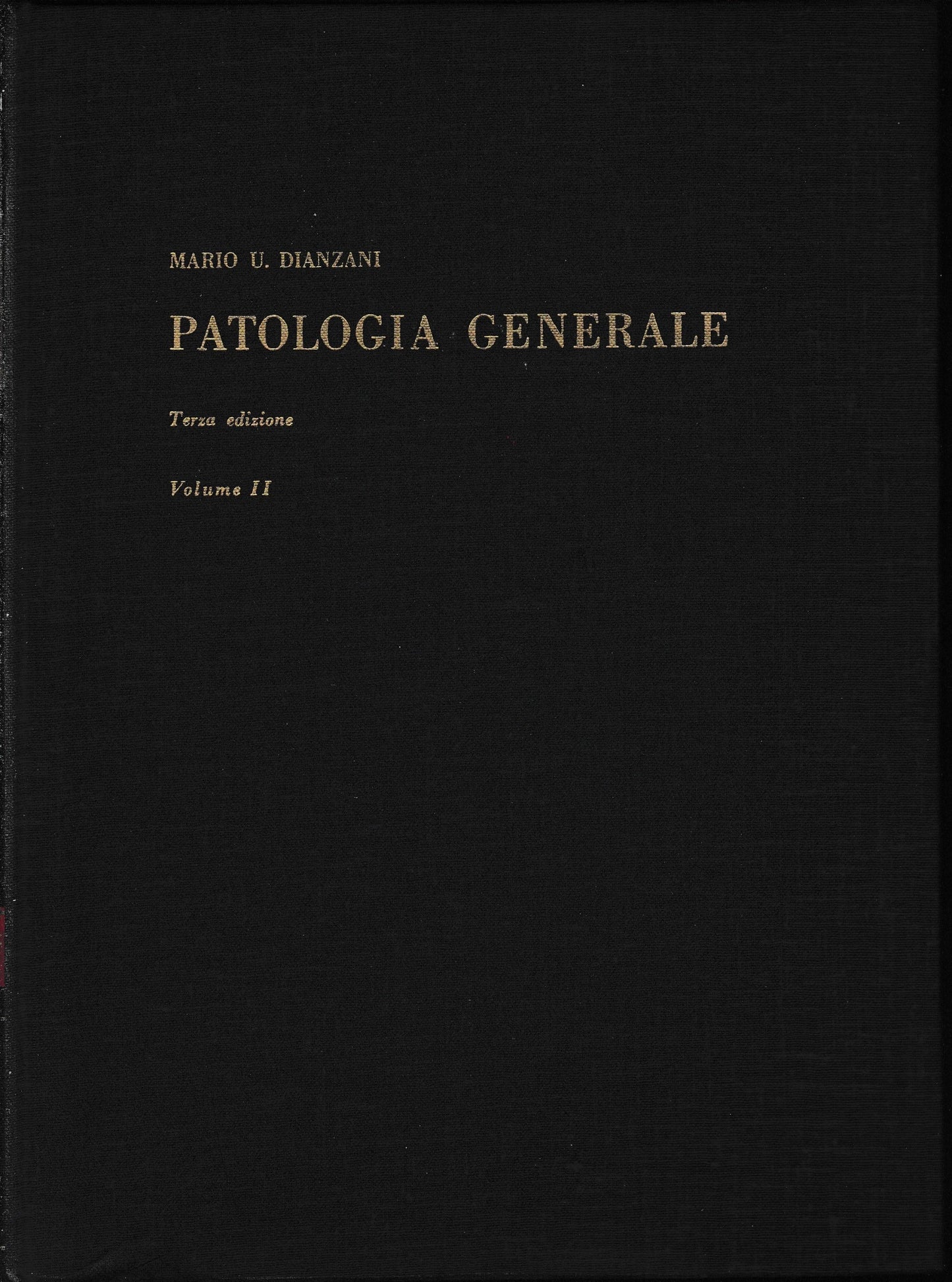 Patologia generale, vol. 2°. - copertina