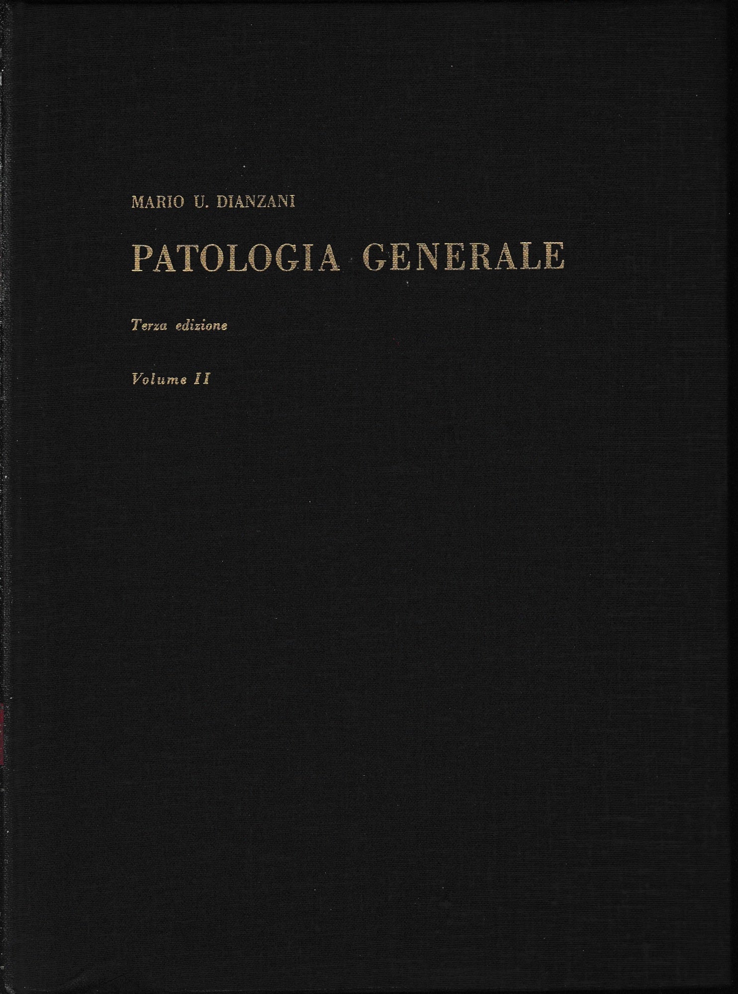 Patologia generale, vol. 2°. - copertina
