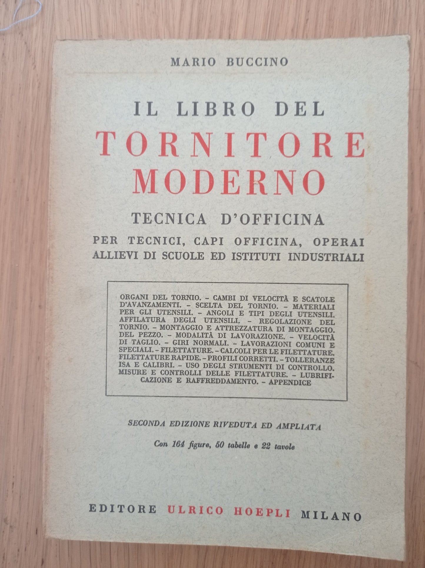 Il libro del tornitore moderno - copertina