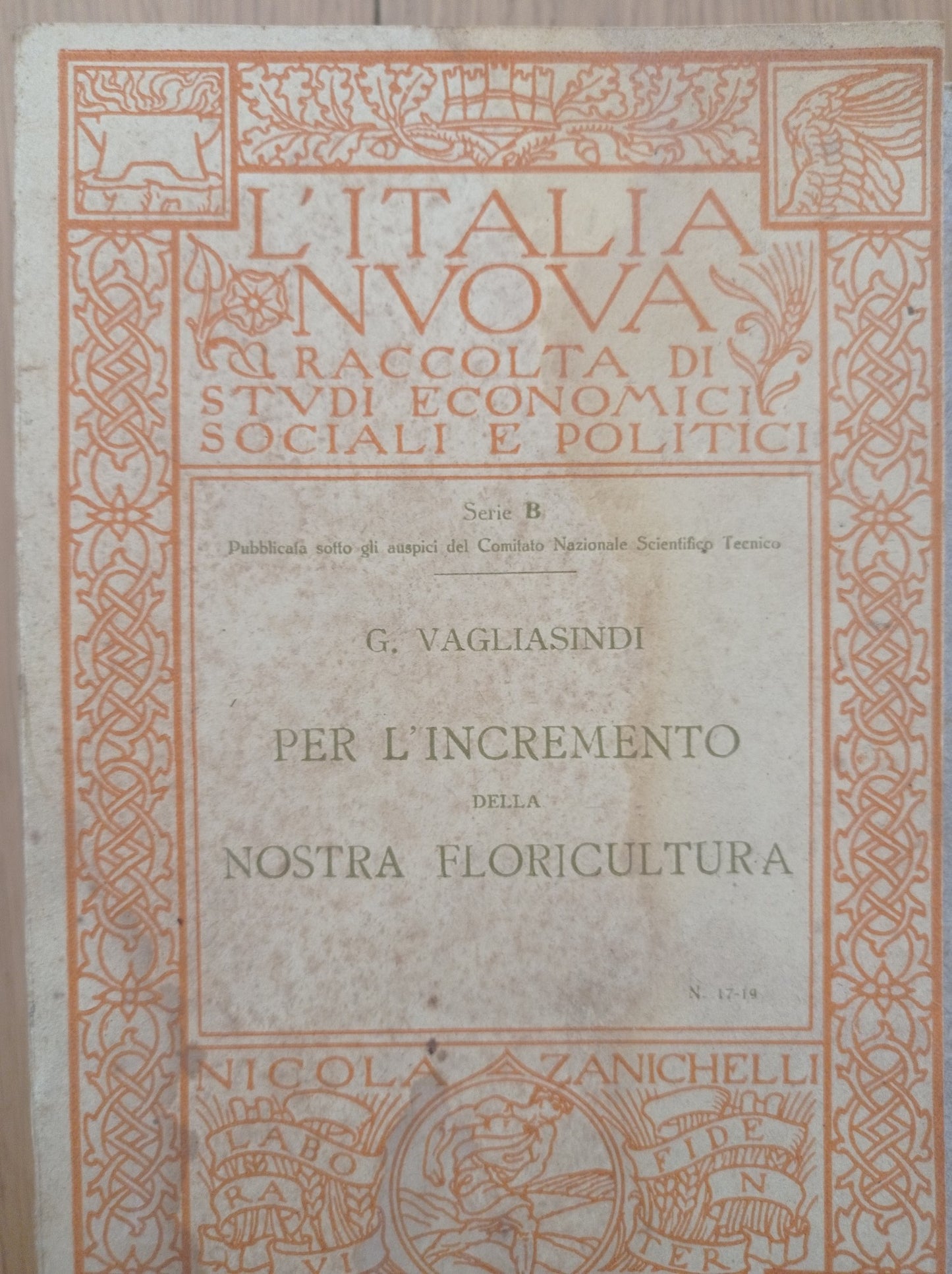 Per l'incremento della nostra floricultura - copertina