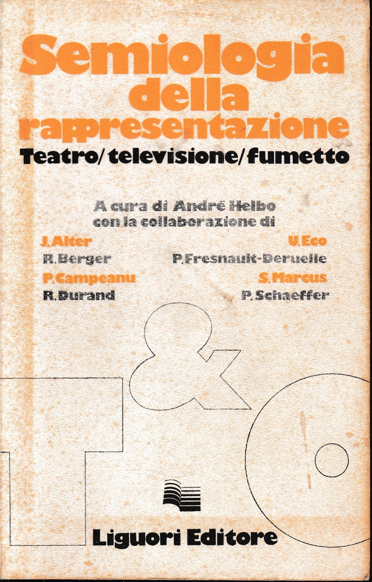 Semiologia della rappresentazione - copertina