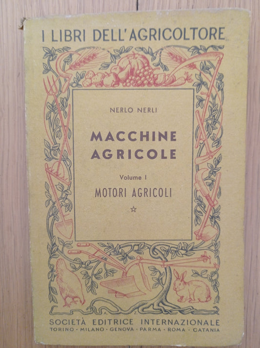 Macchine agricole Vol. 1 - copertina