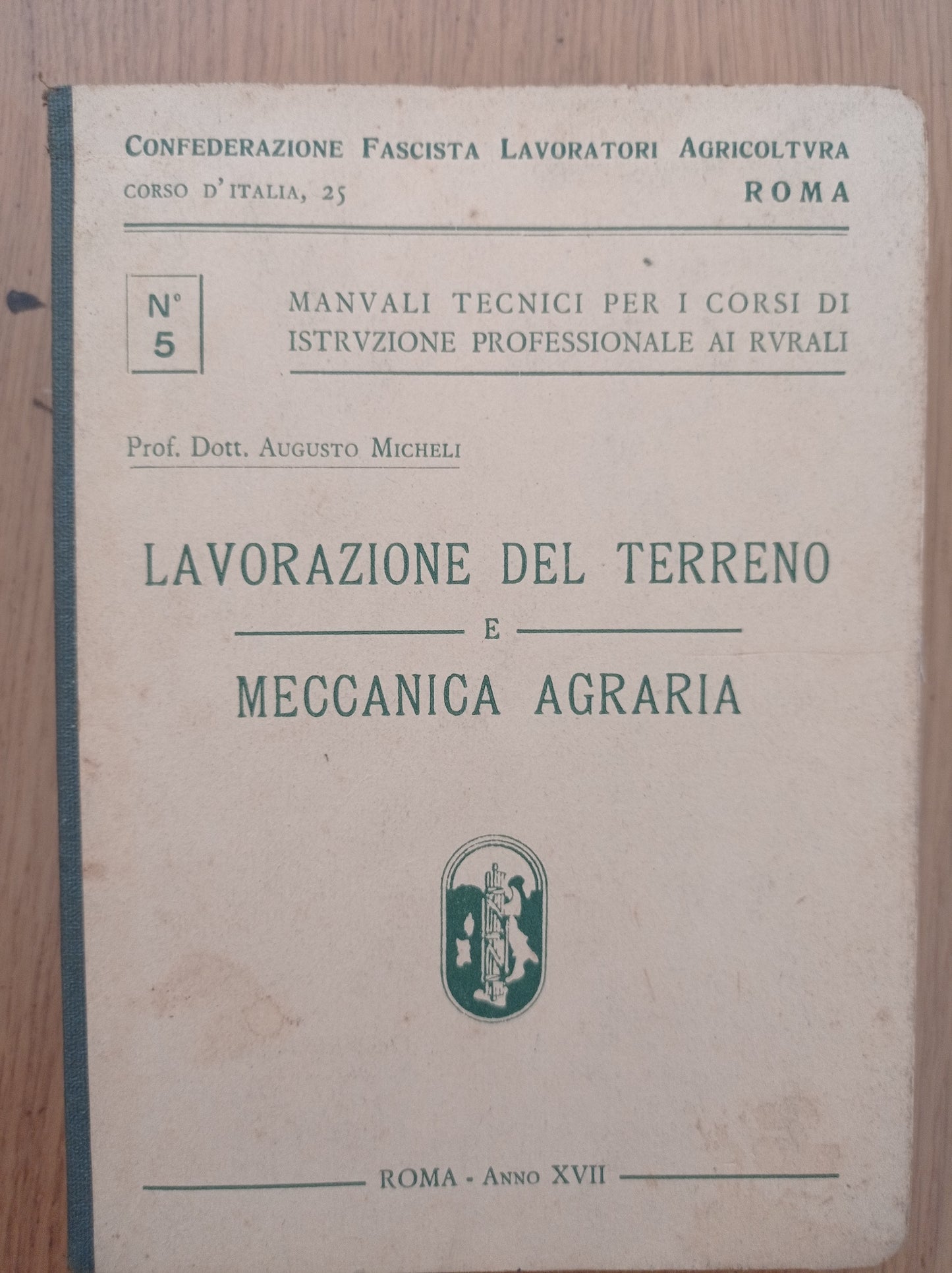 Lavorazione del terreno e meccanica agraria - copertina