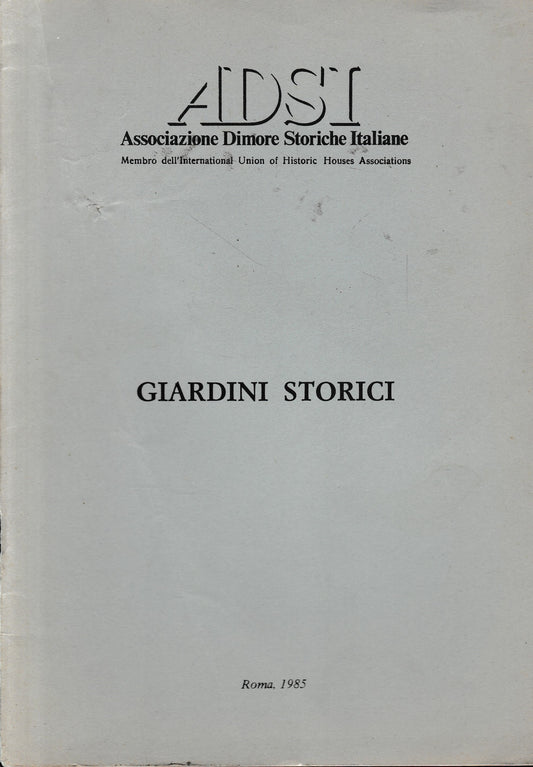 Giardini storici - copertina