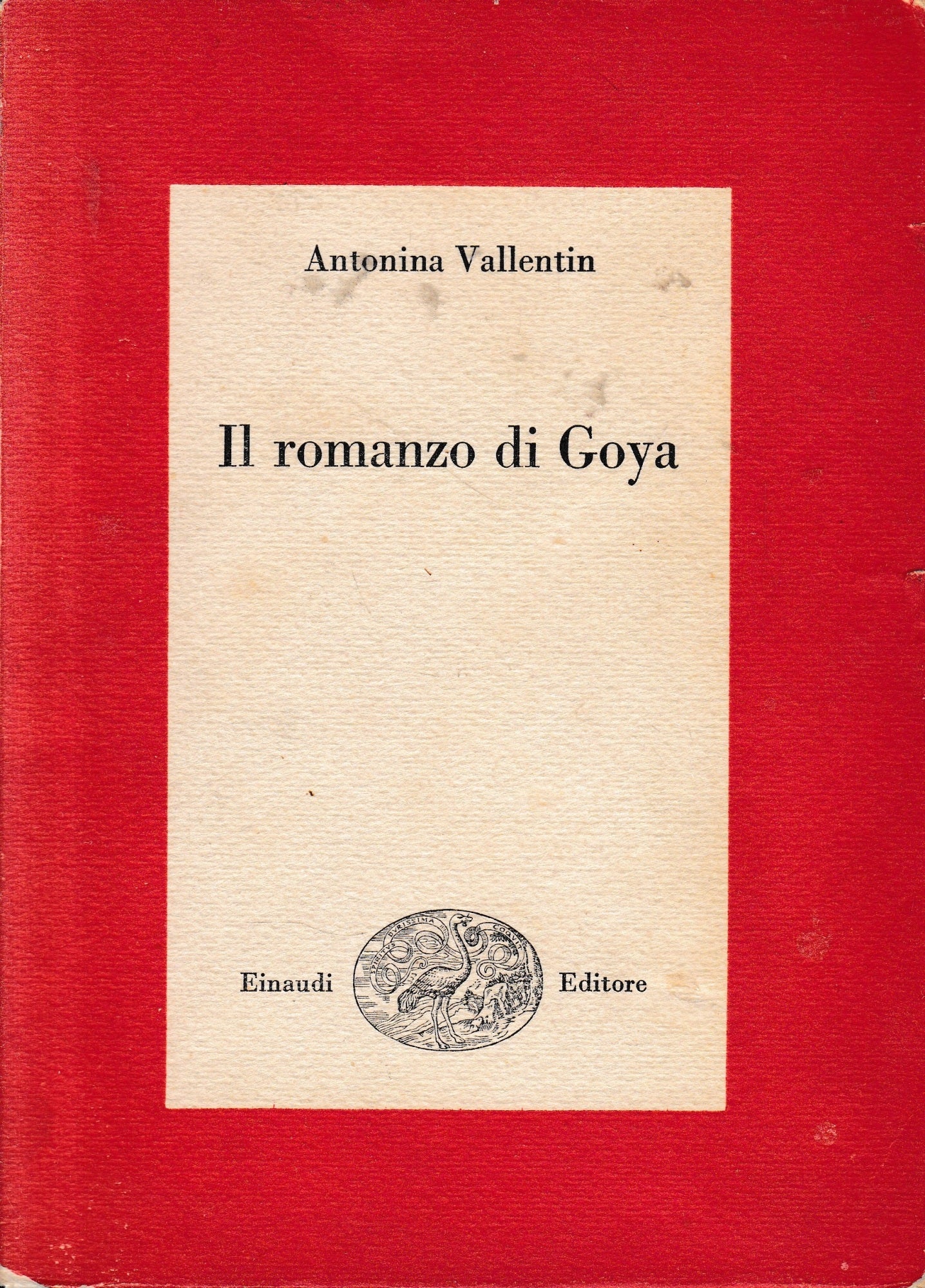 Il romanzo di Goya - copertina