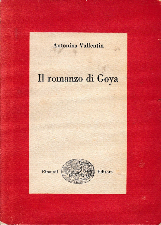 Il romanzo di Goya - copertina