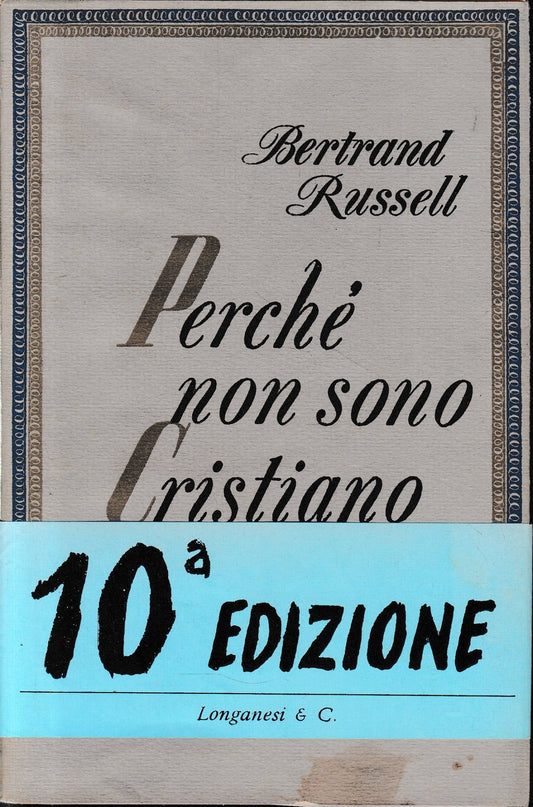 Perché non sono Cristiano - copertina