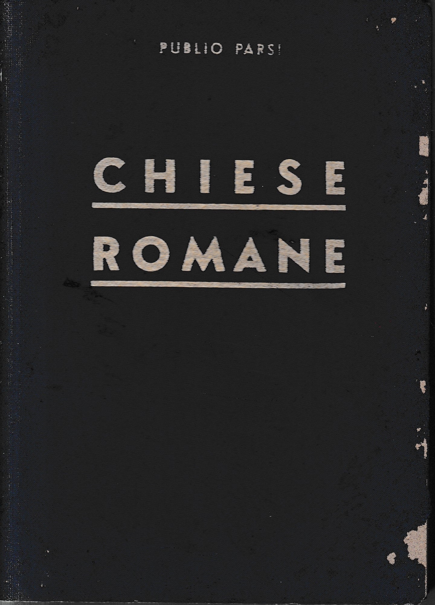 Chiese Romane - copertina