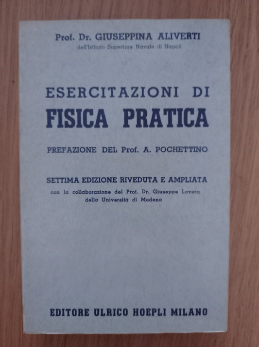 Esercitazioni di fisica pratica - copertina