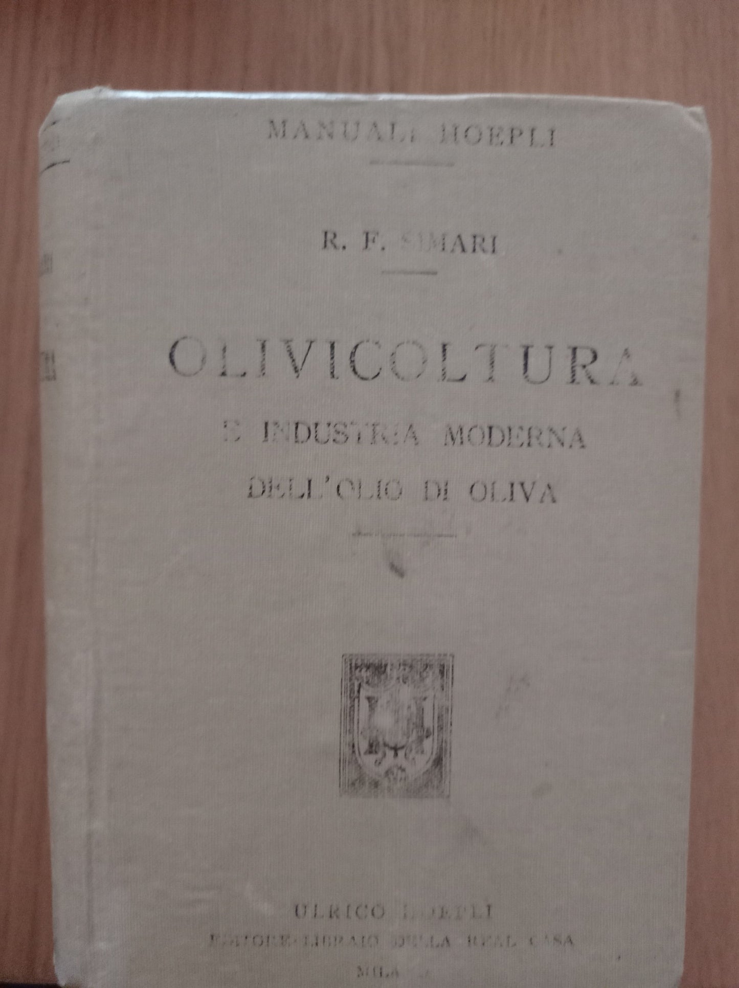 Olivicoltura e industria moderna dell'olio di oliva - copertina