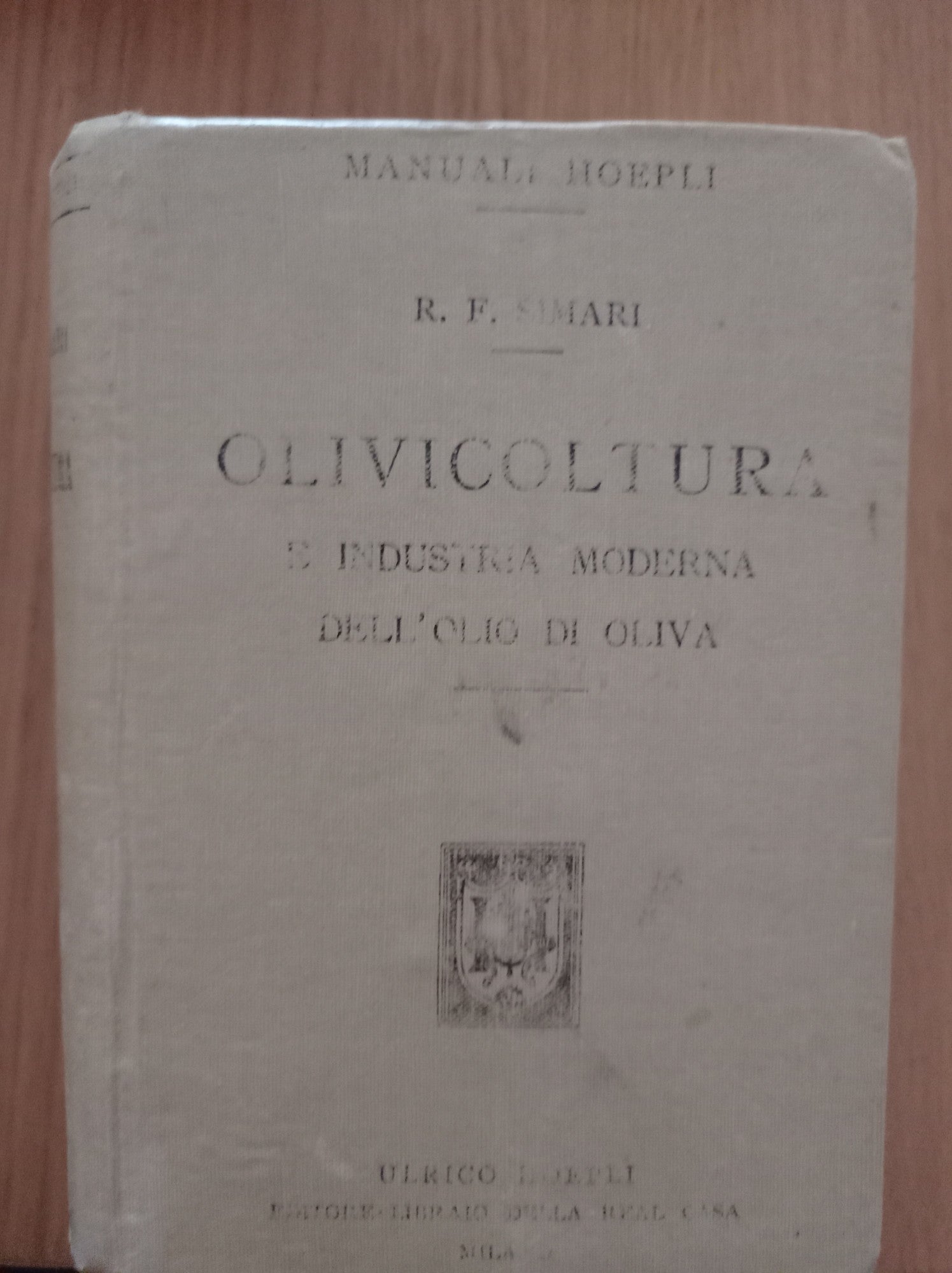 Olivicoltura e industria moderna dell'olio di oliva - copertina