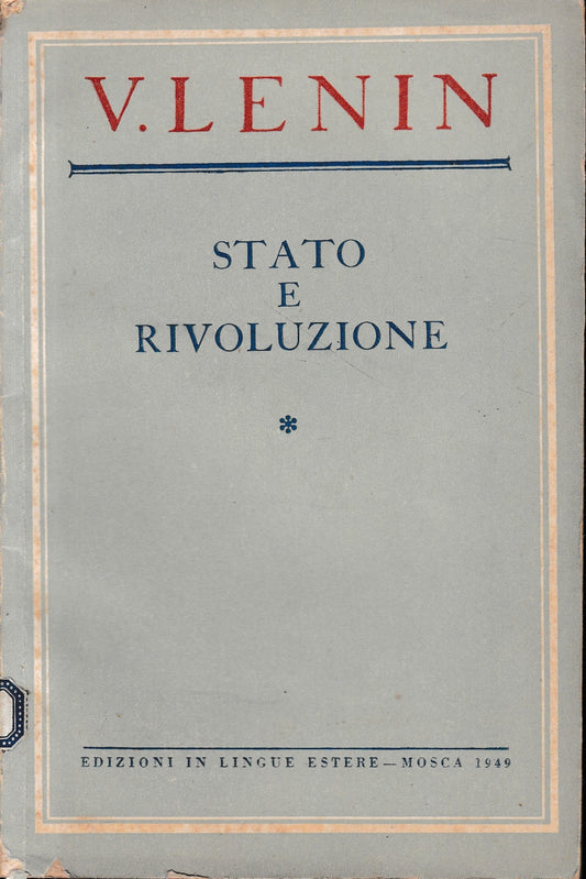 Stato e rivoluzione - copertina