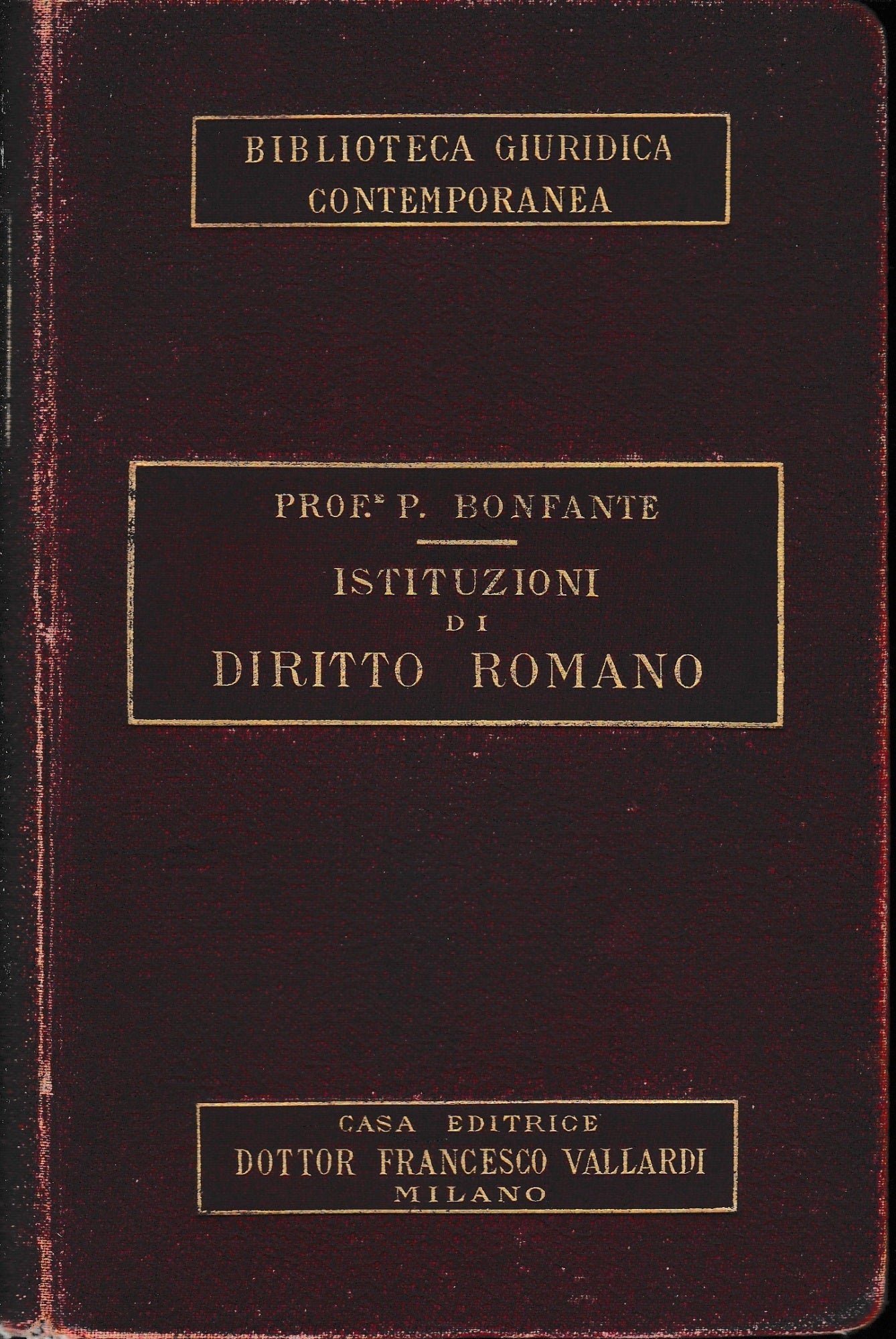 Istituzioni di Diritto Romano - copertina