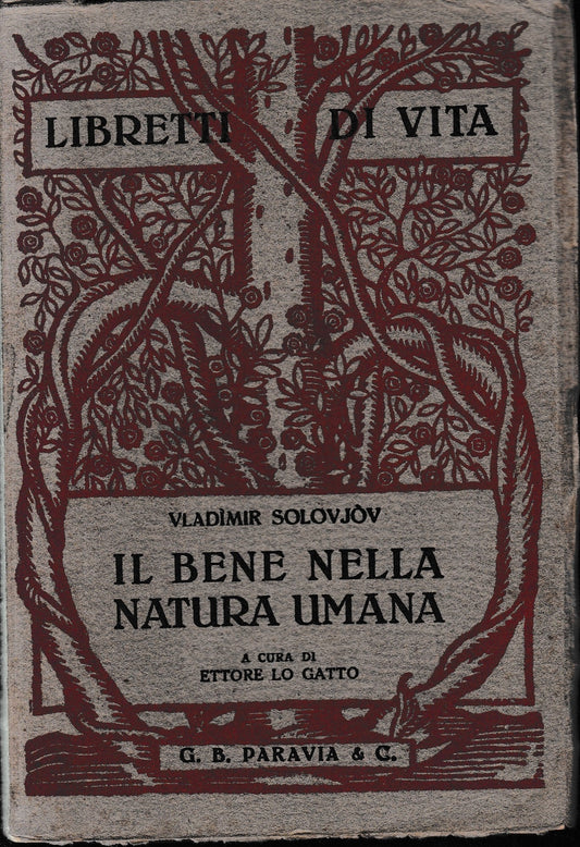 Il bene nella natura umana - copertina