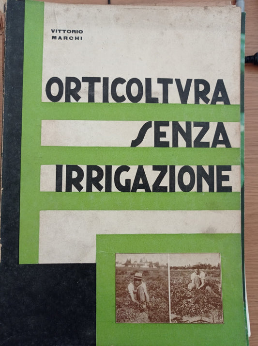 Orticoltura senza irrigazione - copertina