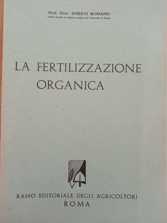 La fertilizzazione organica - copertina