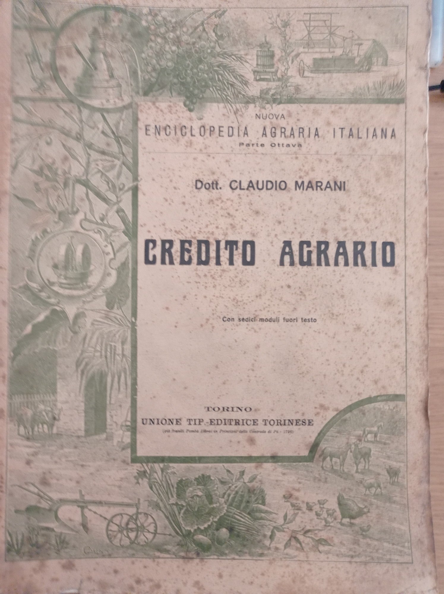 Credito Agrario - copertina