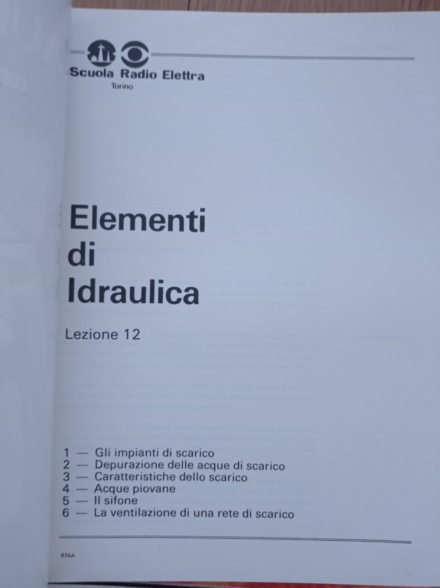 Impianti idraulici - sanitari: LEZIONE 12 - copertina