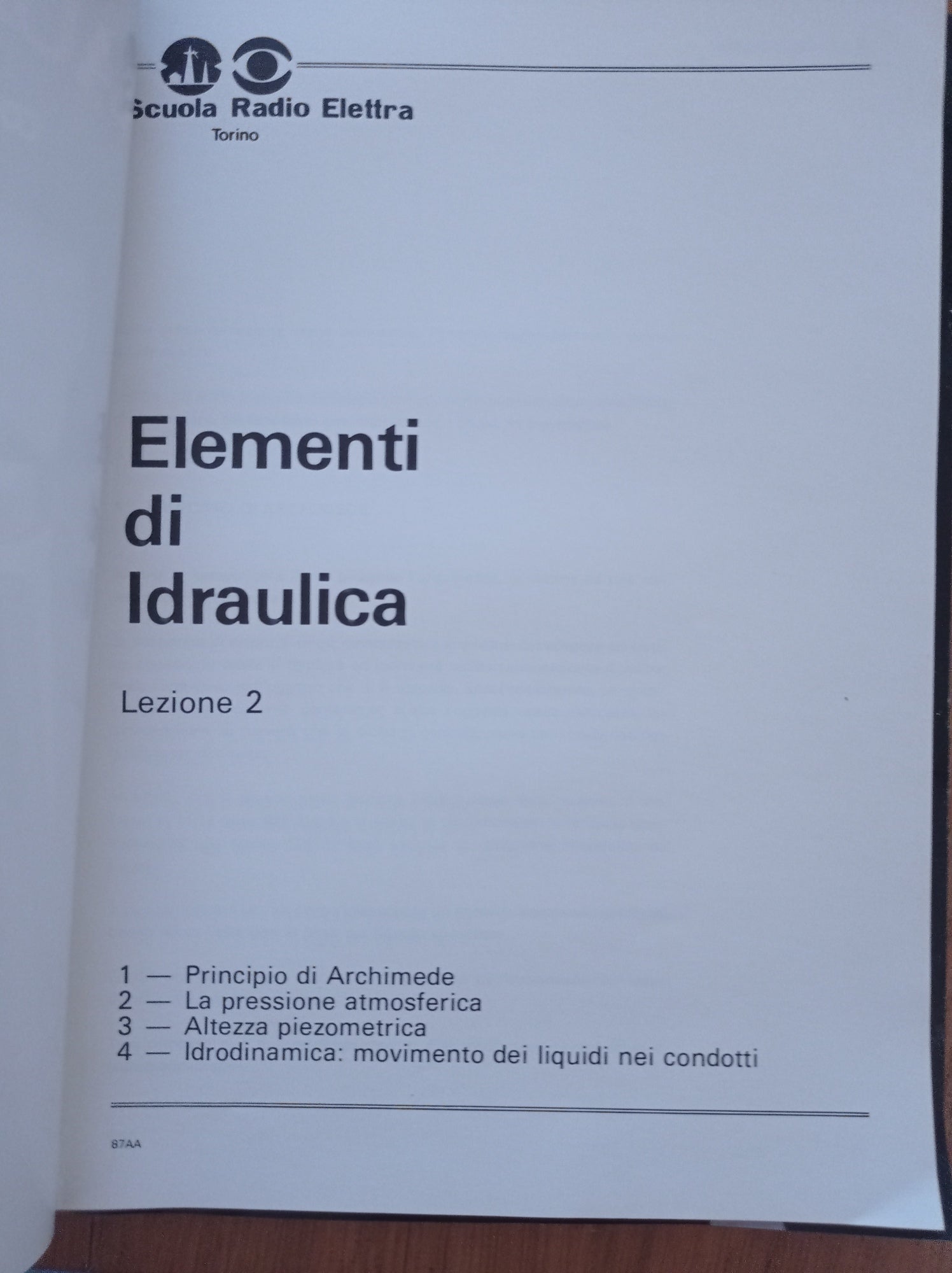 Impianti idraulici- sanitari: LEZIONE 2 - copertina