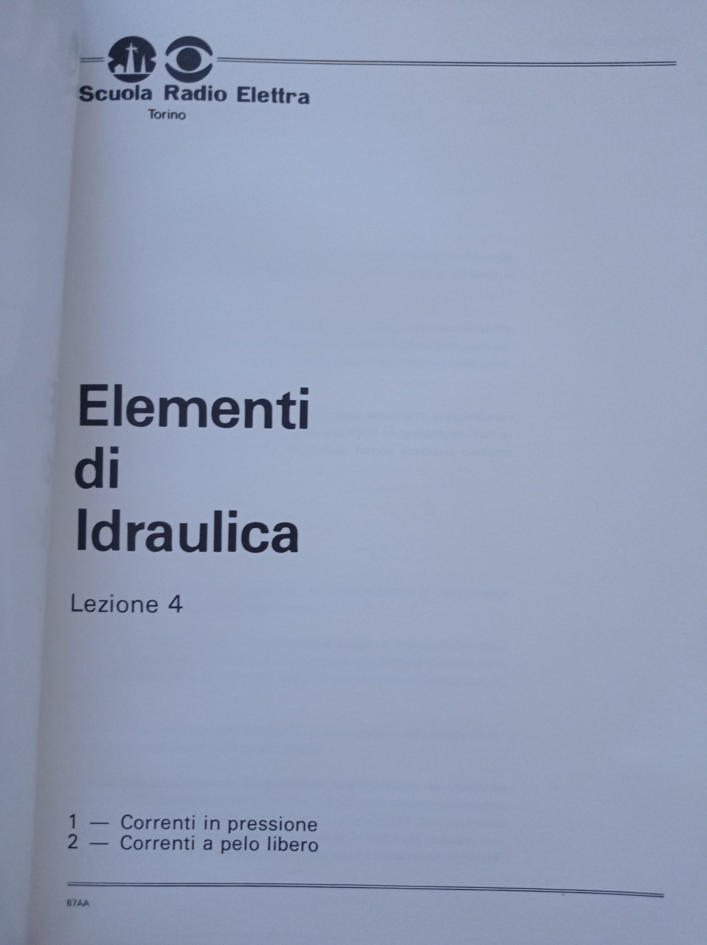 Impianti indraulici - sanitari: LEZIONE 4 - copertina