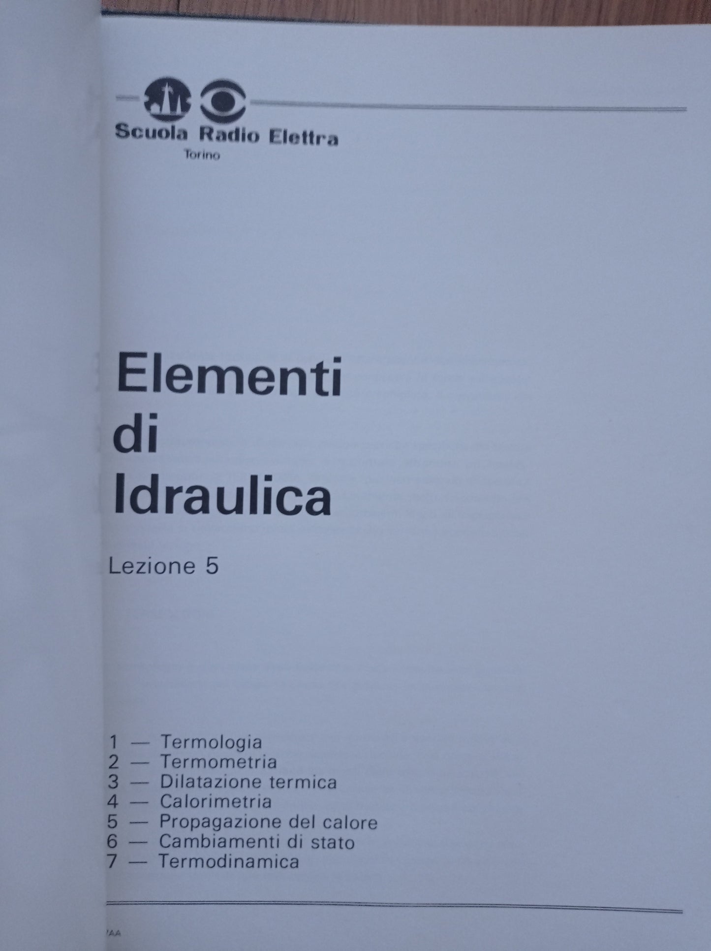 Impianti idraulici - sanitari LEZIONE 5 - copertina