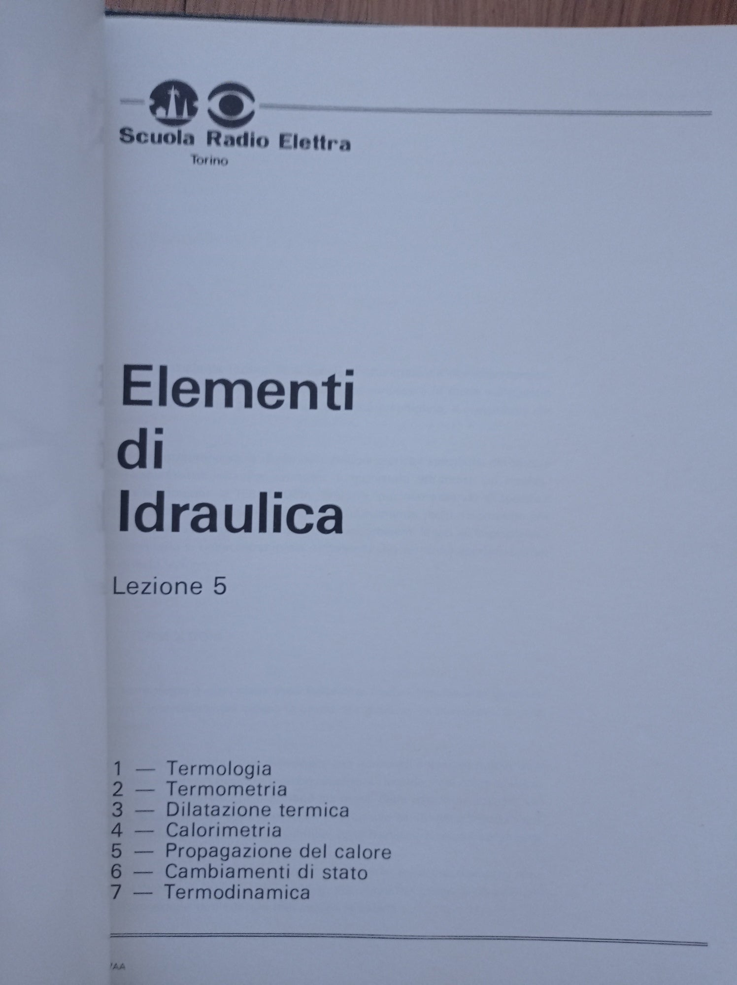 Impianti idraulici - sanitari LEZIONE 5 - copertina