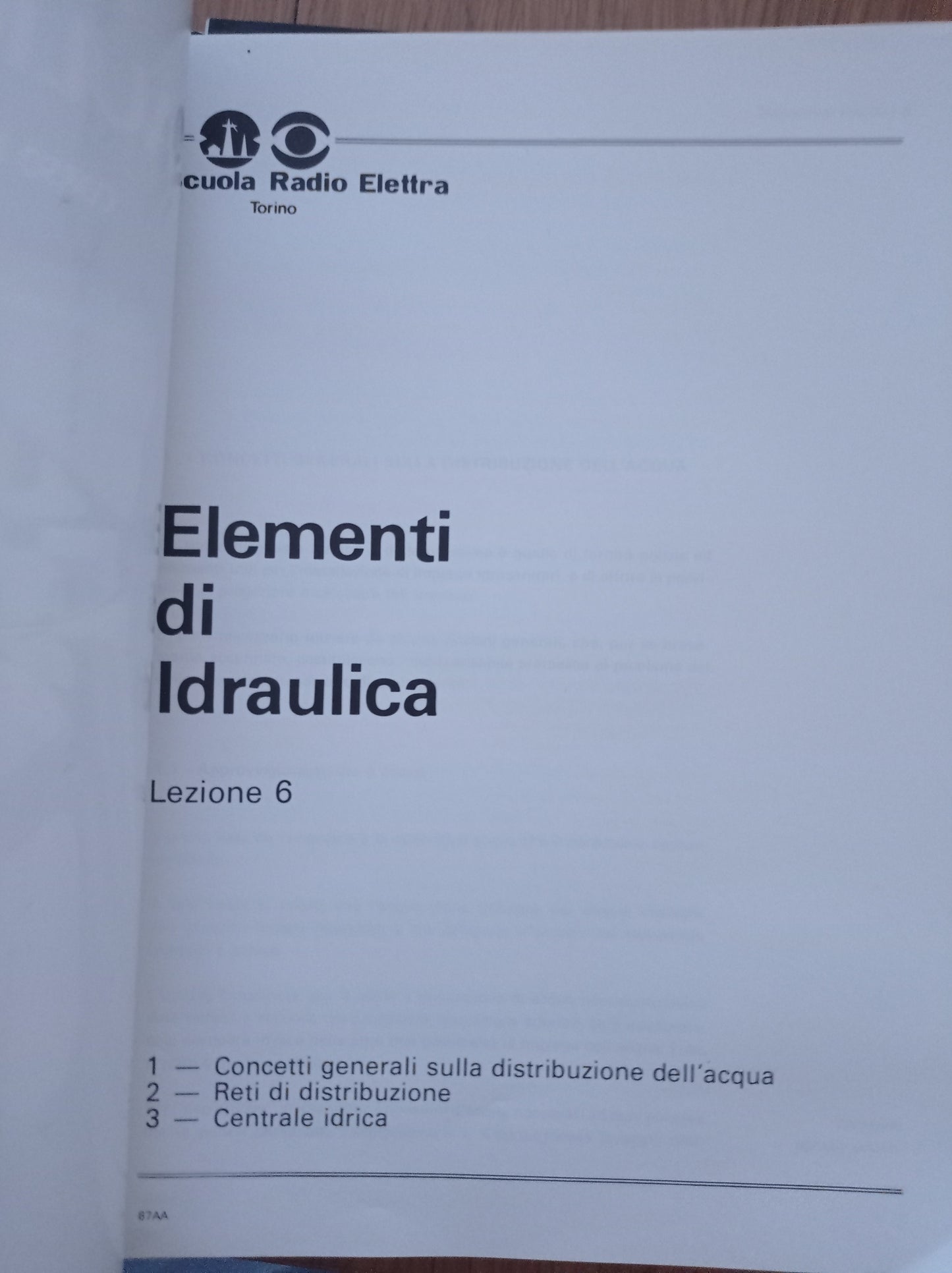 Impianti idraulici - sanitari LEZIONE 6 - copertina