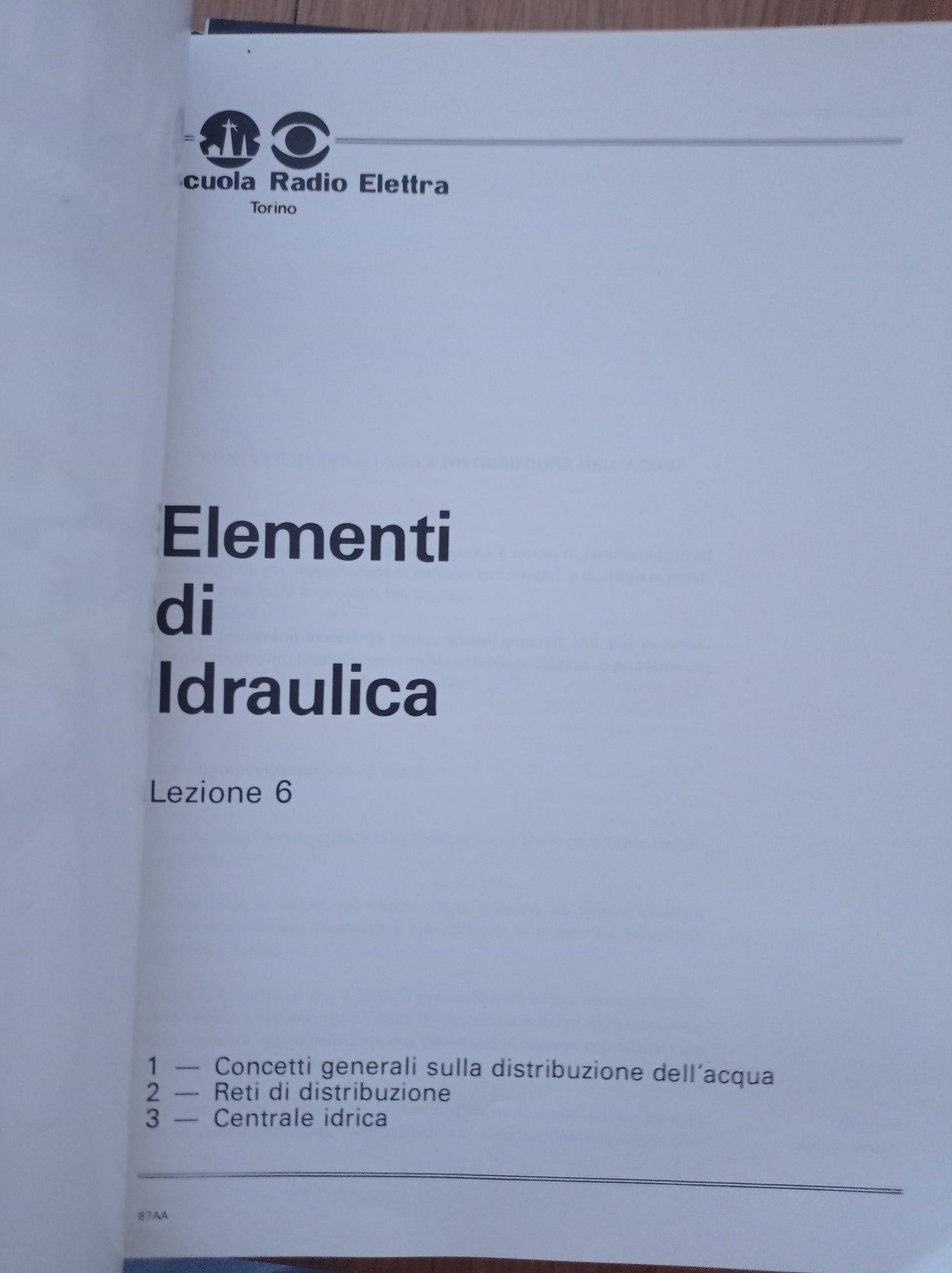 Impianti idraulici - sanitari LEZIONE 6 - copertina