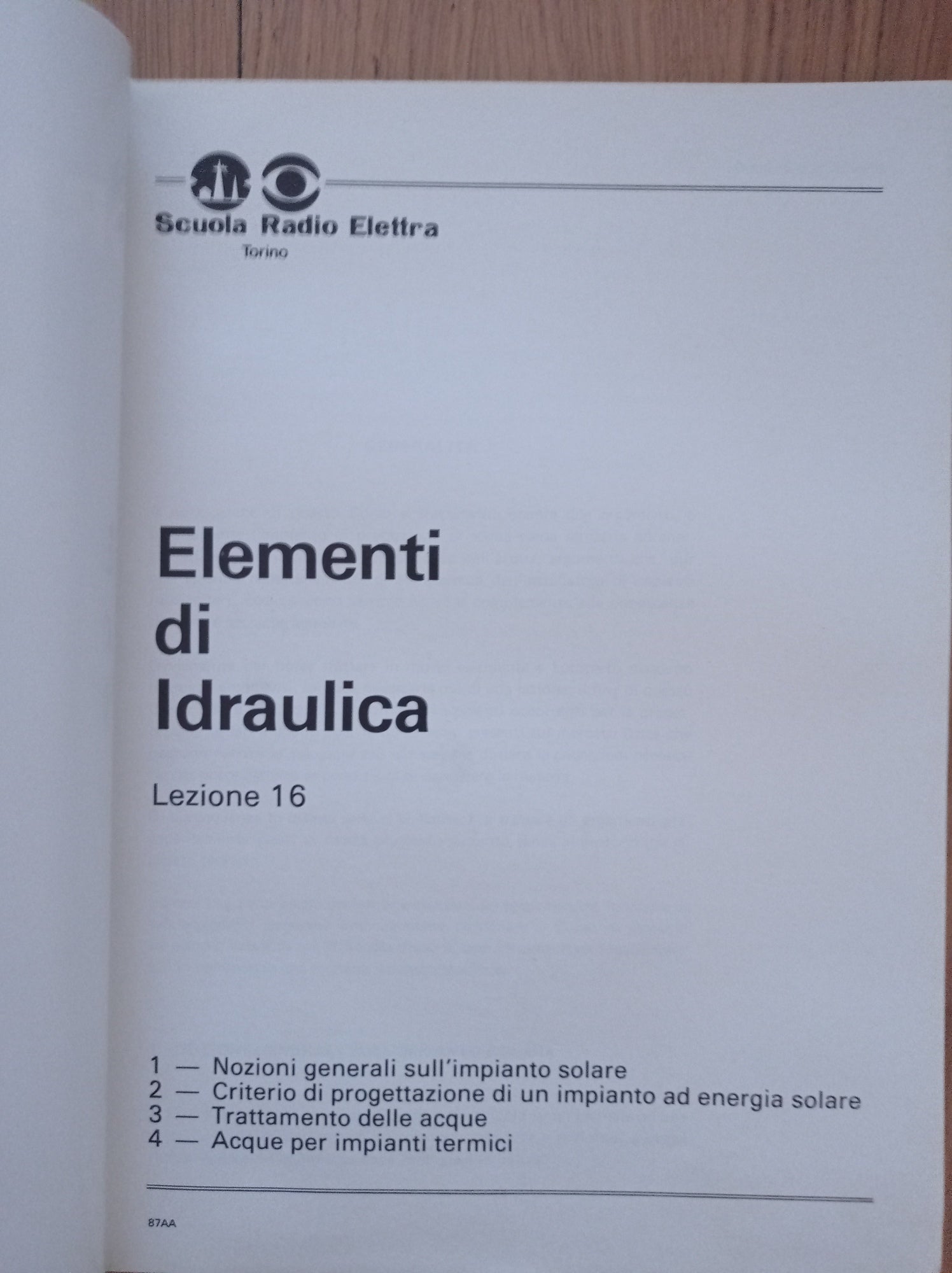 Impianti idraulici - sanitari LEZIONE 16 - copertina
