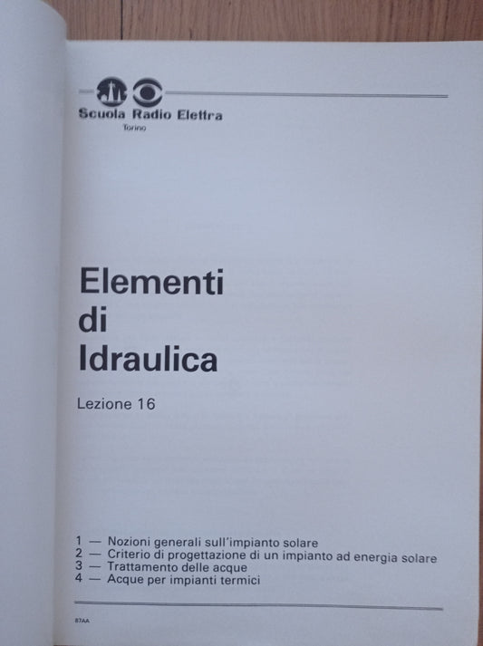 Impianti idraulici - sanitari LEZIONE 16 - copertina