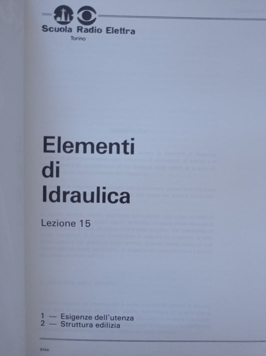 Impianti idraulici - sanitari LEZIONE 15 - copertina