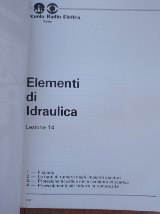 Impianti idraulici - sanitari LEZIONE 14 - copertina