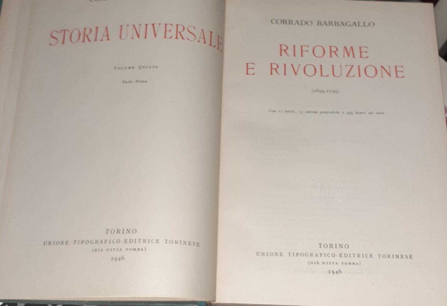 Riforme e rivoluzione (1699-1799). Volume quinto - copertina